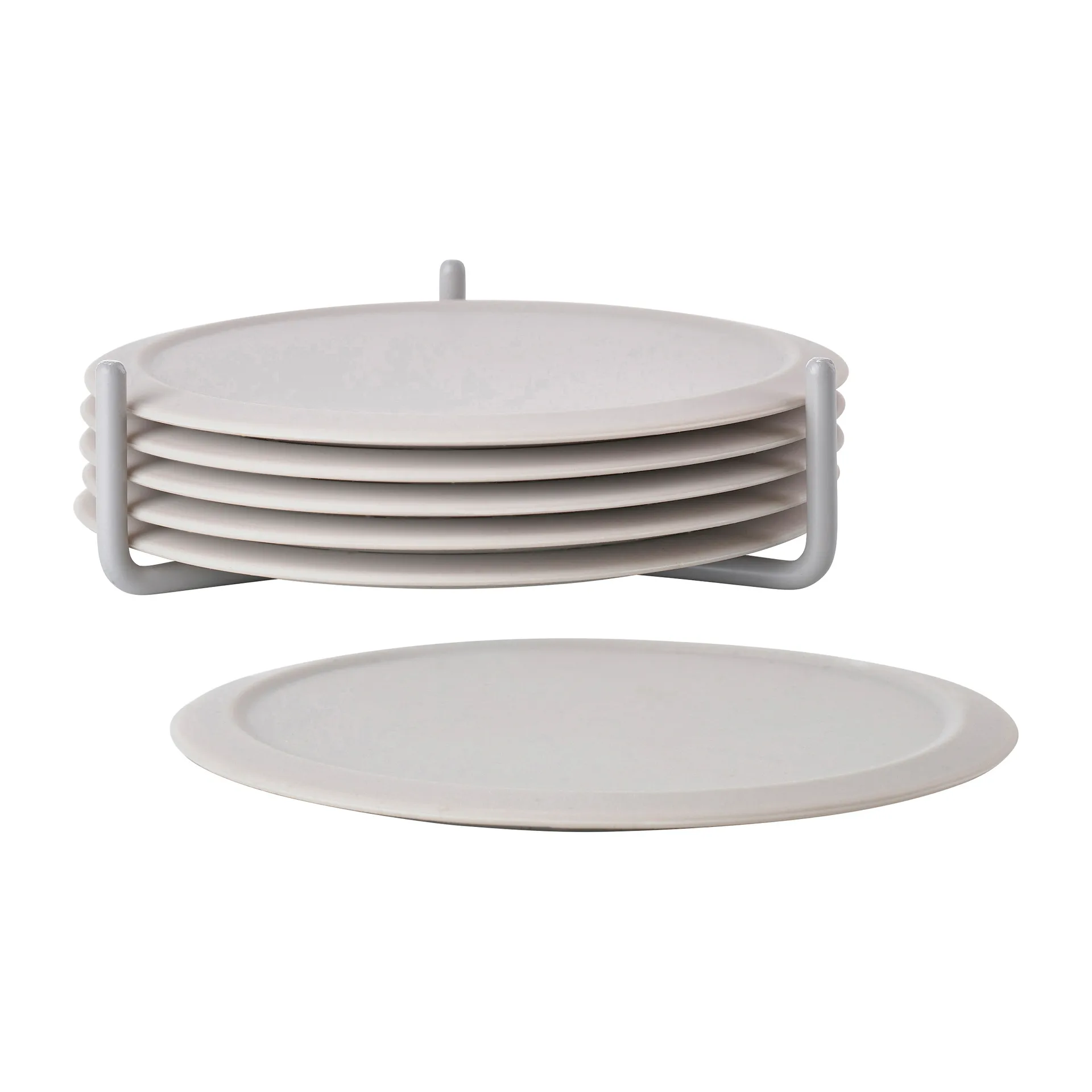 Sottobicchiere Singles con supporto, Warm grey Zone Denmark