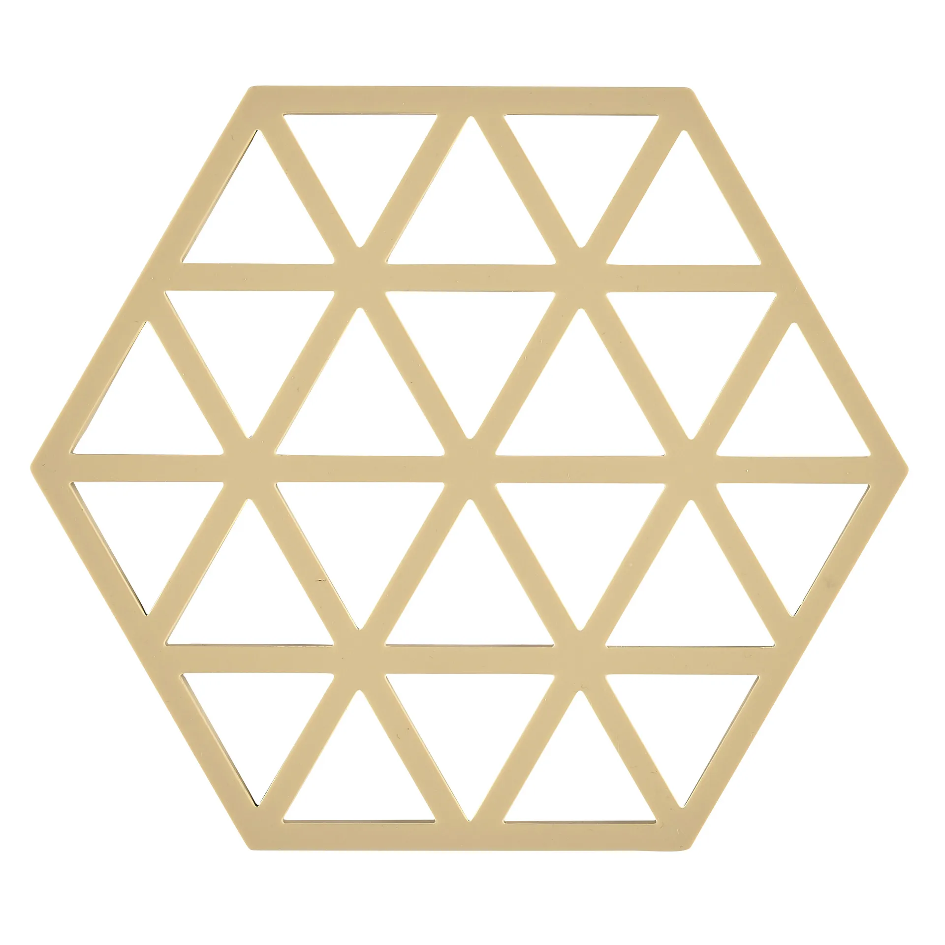 Sottopentola triangoli 14x16 cm, warm sand Zone Denmark