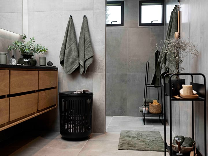 Tappeto bagno Tiles 50x80 cm - Olive green - Zone Denmark