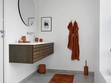 Tappeto bagno Tiles - Terracotta - Zone Denmark