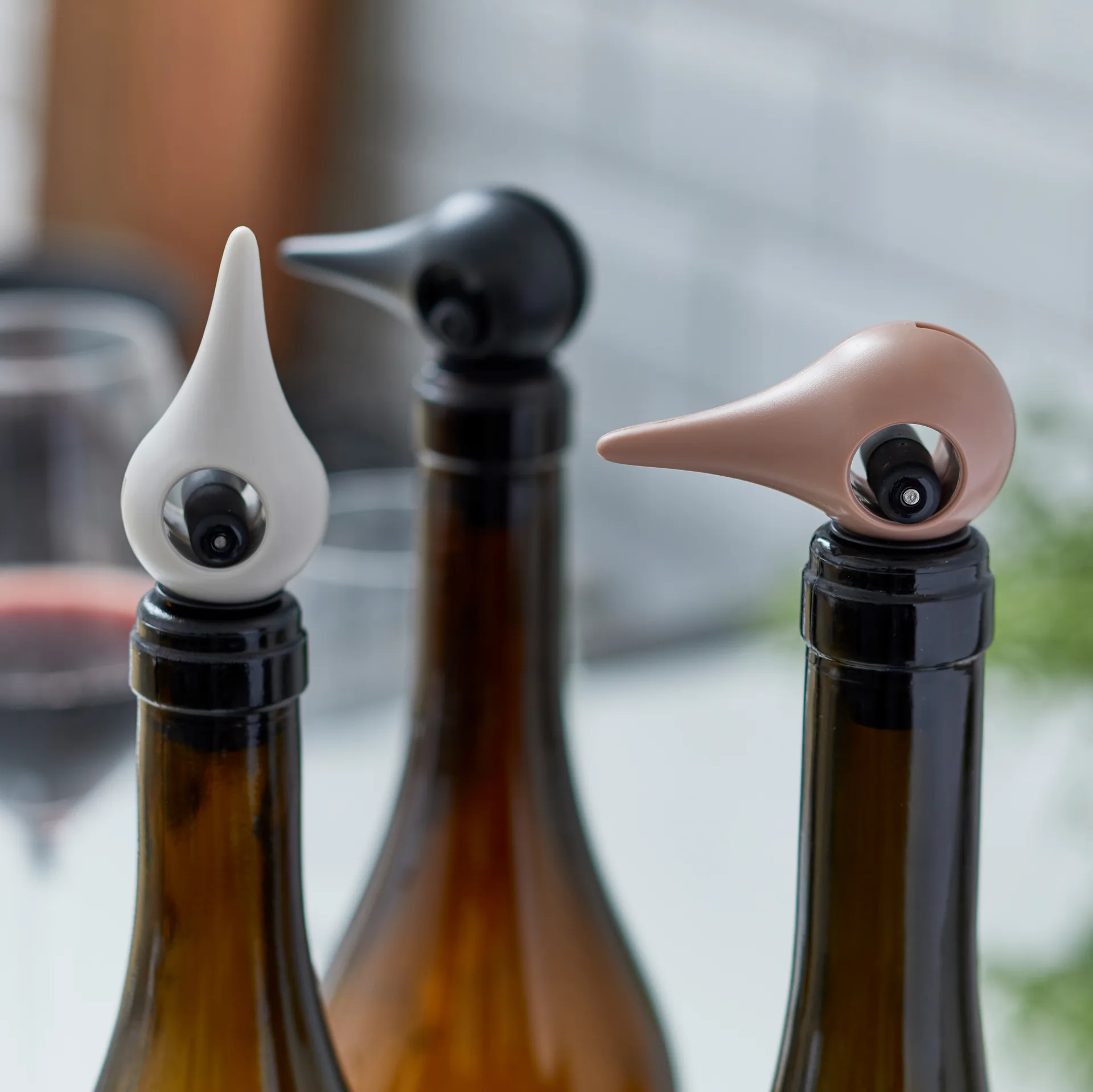 Tappo vino Rocks 2,5x8,5 cm, warm grey Zone Denmark