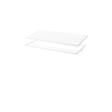 Appendiabiti "Molto" 560 - bianco, scaffale bianco incluso - Zweed