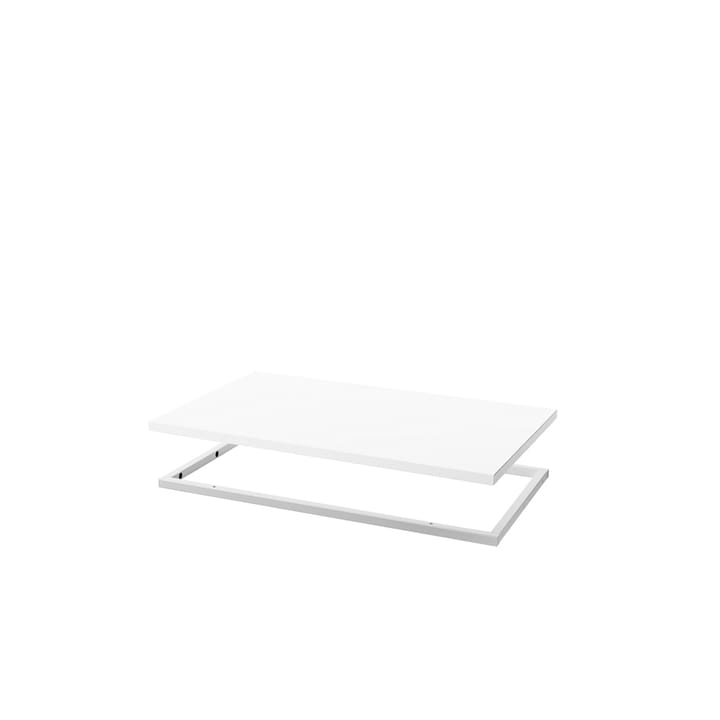 Scaffale "Molto" 560 - bianco, cornice metallica bianca inclusa - Zweed