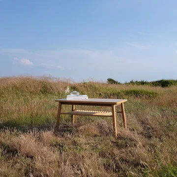 Tavolino da caffè Mino - rovere, bianco - Zweed