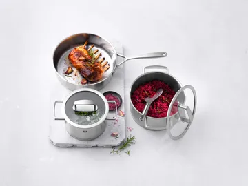 Casseruola Zwilling Vitality set 5 pezzi - Acciaio inossidabile-trasparente - Zwilling