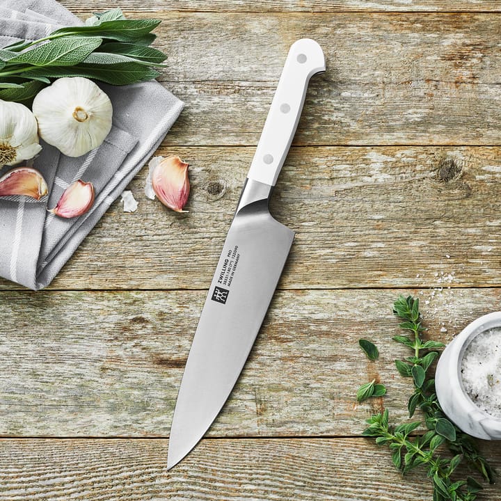 Coltello da chef 18 cm Zwilling Pro le Blanc , Bianco-acciaio inox Zwilling