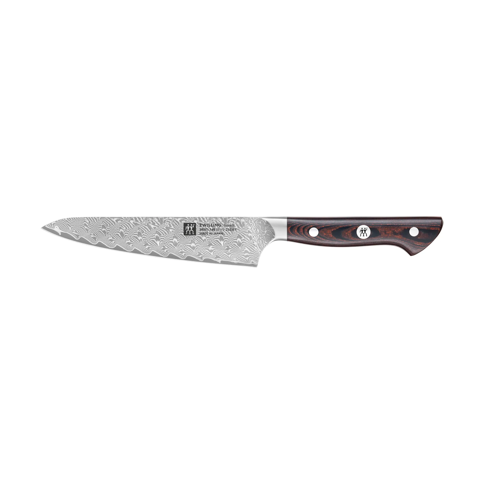 Coltello da chef compatto 14 cm Zwilling Tanrei, Damaskus-nero Zwilling