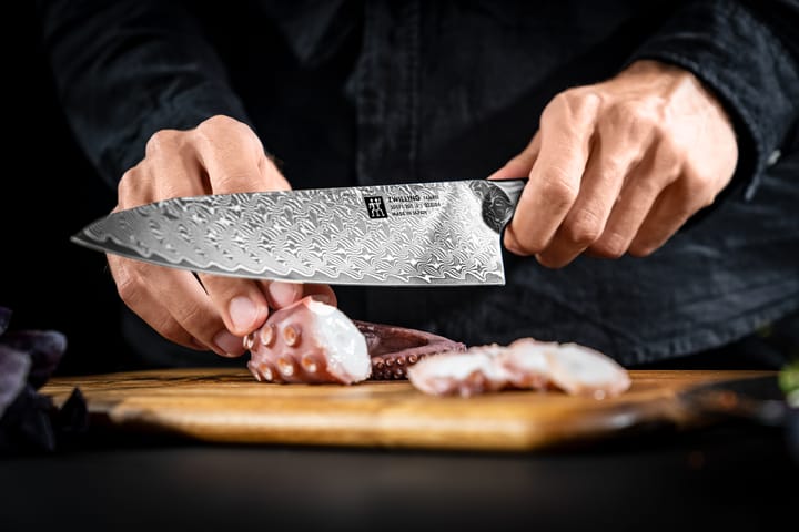 Coltello da chef Gyutoh 20 cm Zwilling Tanrei , Damaskus-nero Zwilling