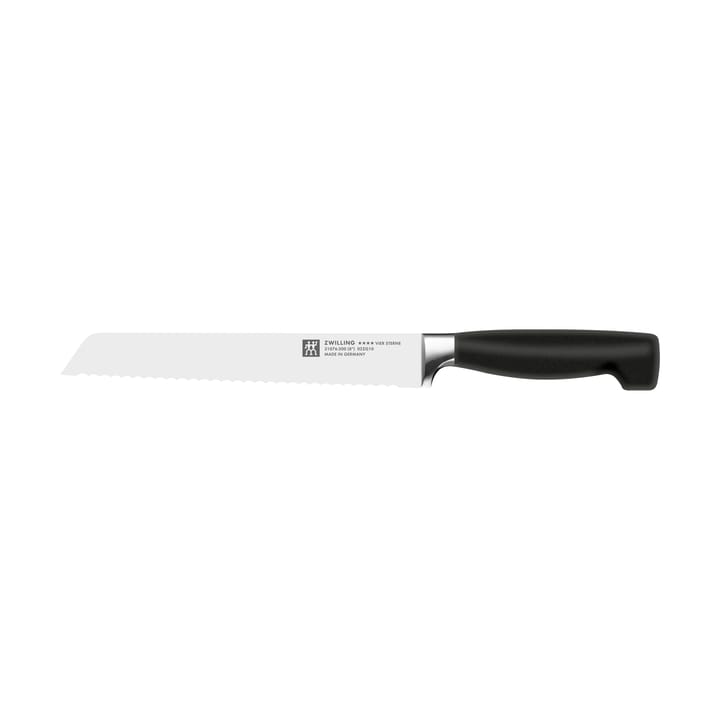 Coltello da pane Zwilling Four star 20 cm - Nero-acciaio inox - Zwilling