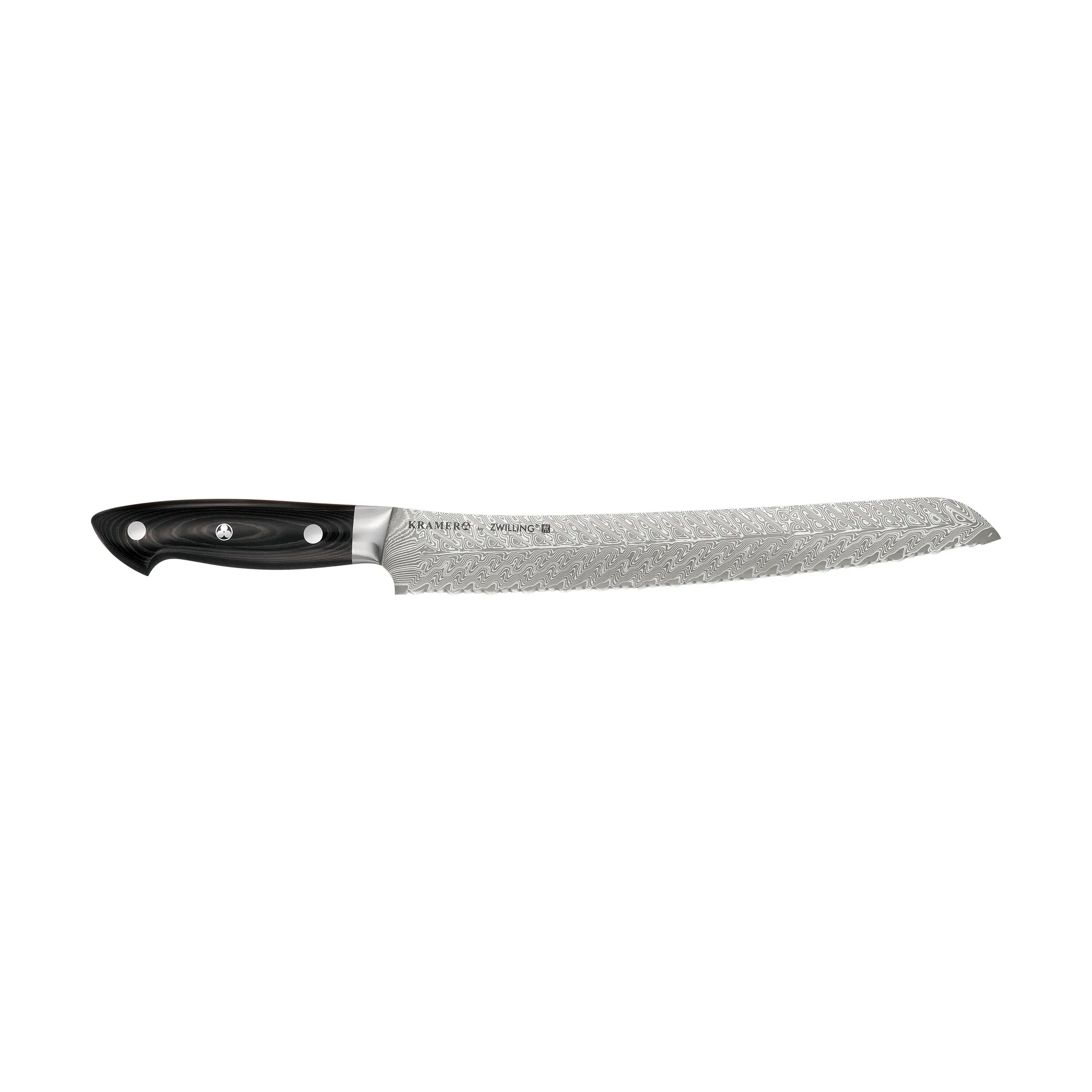 Coltello da pane Zwilling Kramer euro stainless 26 cm, Damaskus-nero Zwilling