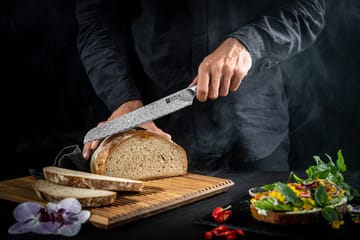 Coltello da pane Zwilling Tanrei 23 cm - Damaskus-nero - Zwilling
