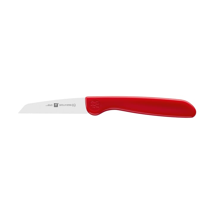 Coltello da verdura 7 cm Zwilling Twin grip  - Rosso-acciaio inox - Zwilling