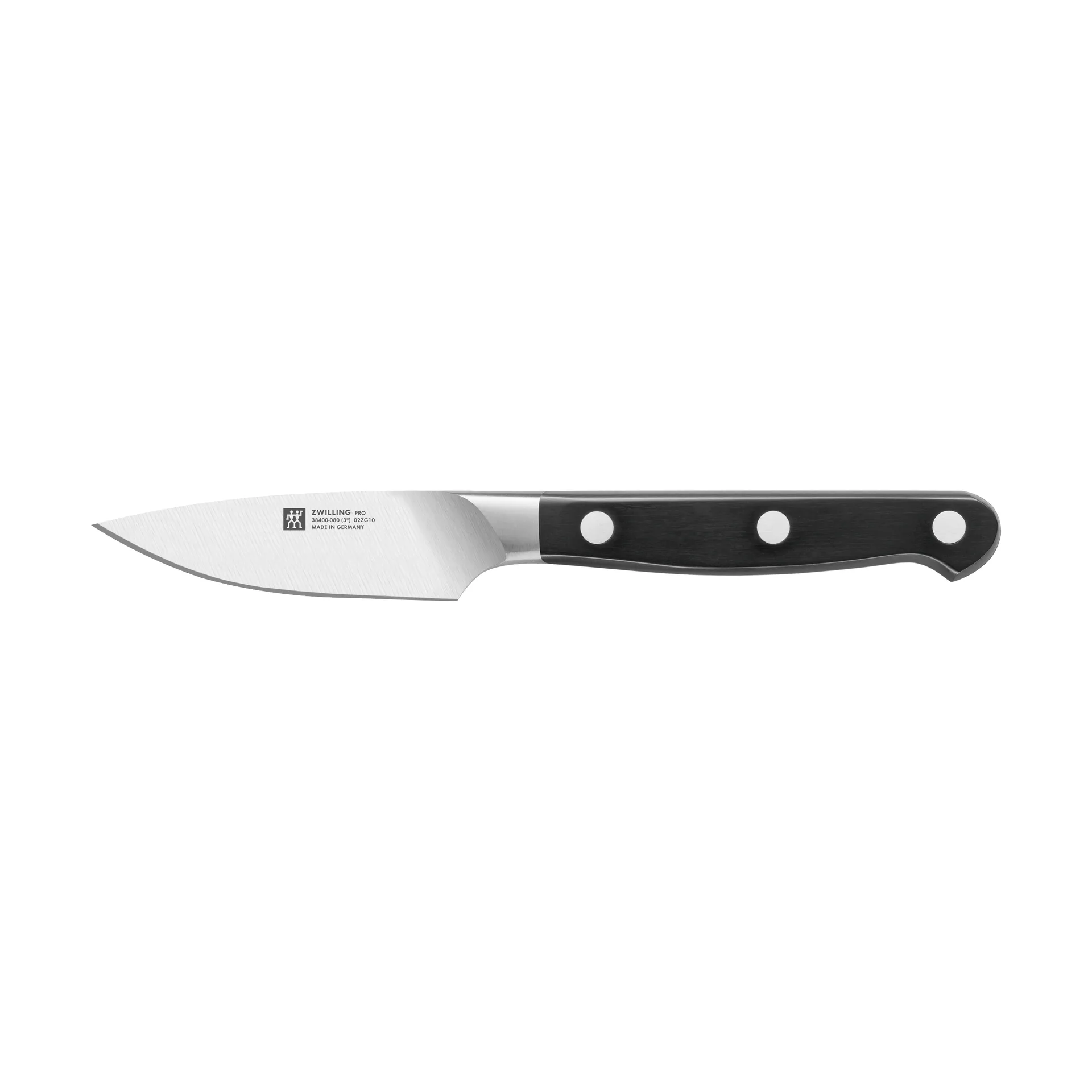 Coltello per sbucciare 8 cm Zwilling Pro, Nero-acciaio inox Zwilling