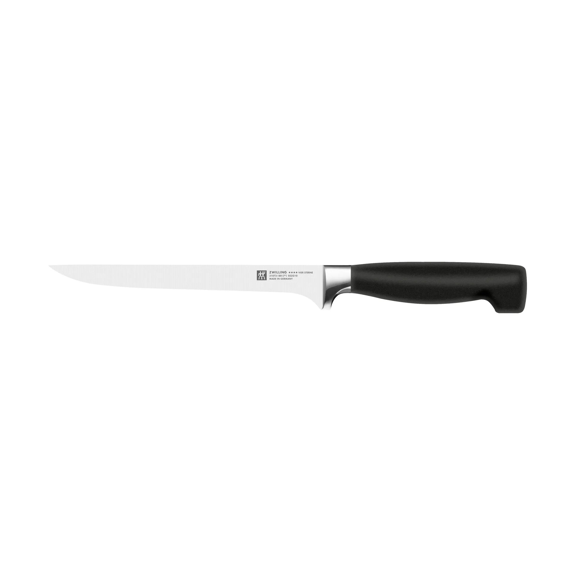 Coltello per sfilettare 18 cm Zwilling Four star, Nero-acciaio inox Zwilling