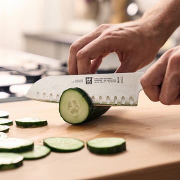 Coltello Santoku 18 cm Zwilling Four star  - Nero-acciaio inox - Zwilling