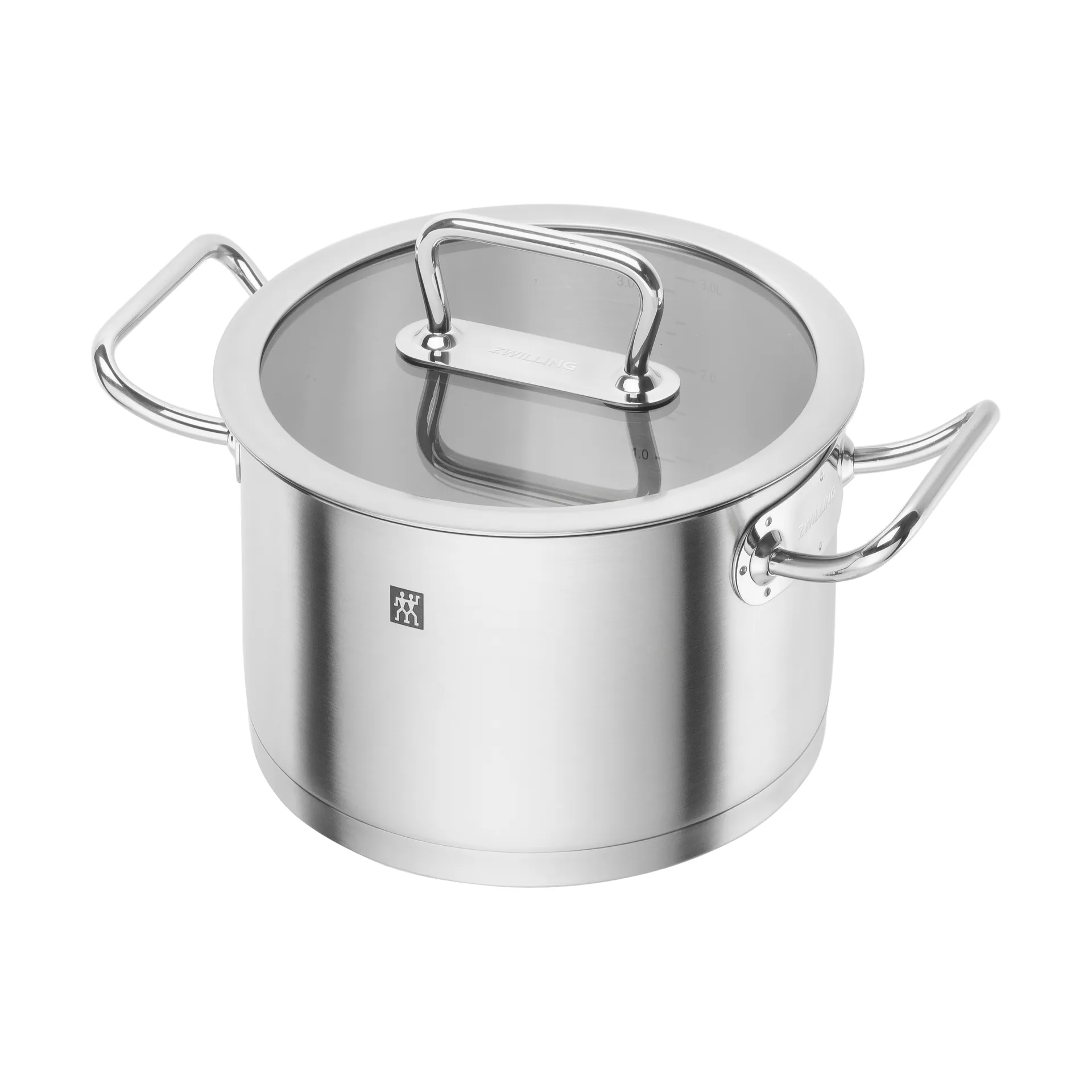 Pentola alta in acciaio inox con coperchio in vetro Zwilling pro, 3,5 L Zwilling