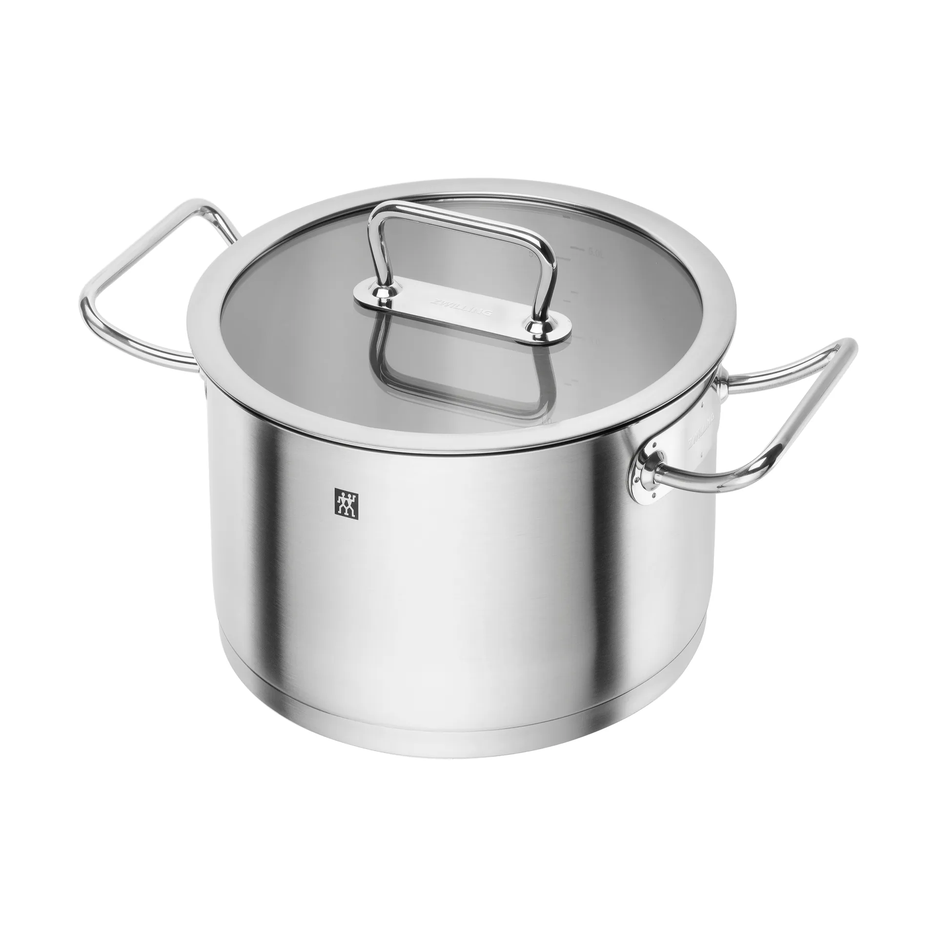 Pentola alta in acciaio inox con coperchio in vetro Zwilling pro, 6,2 L Zwilling