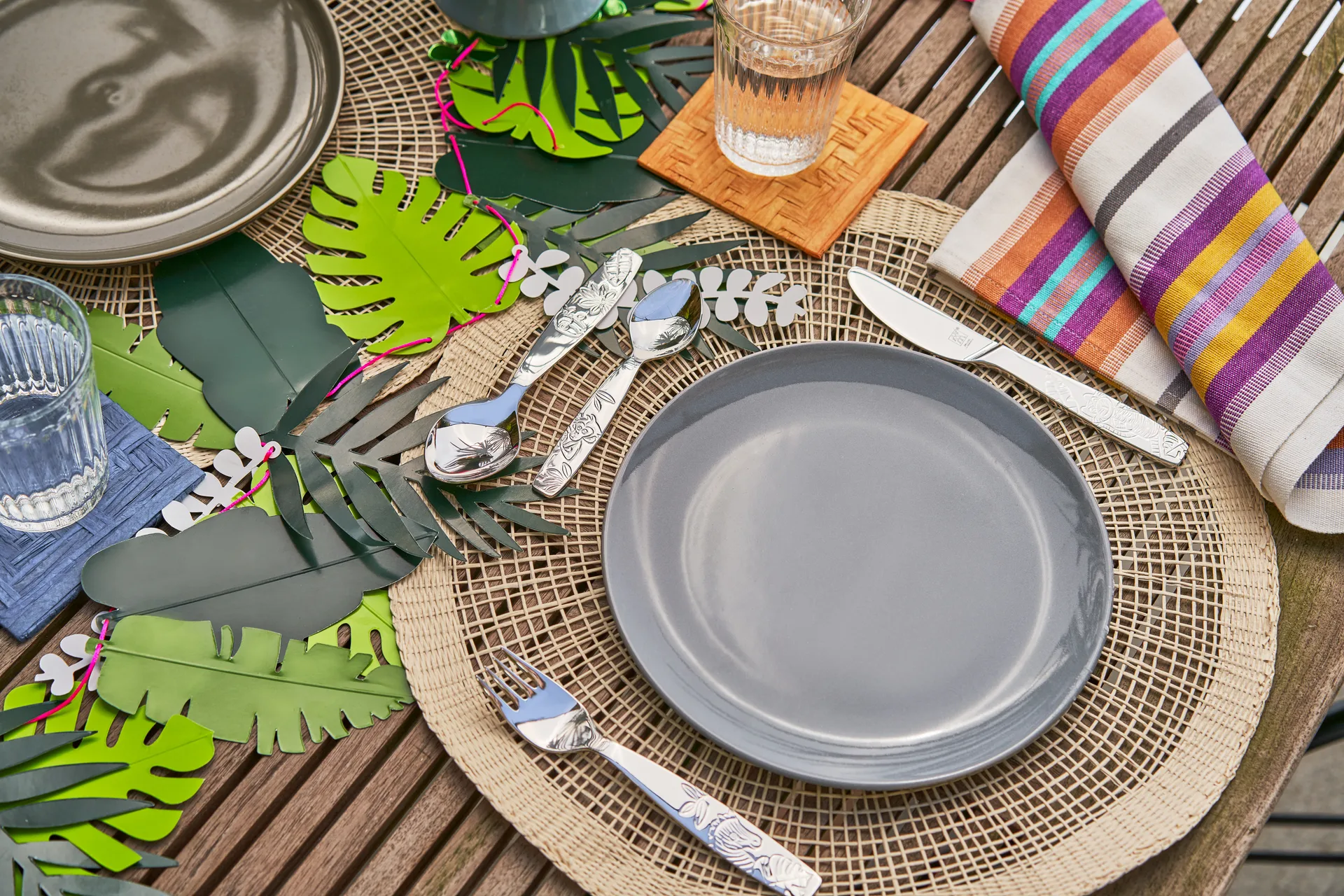 Posate per bambini 4 pezzi Zwilling Twin kids, Giungla Zwilling