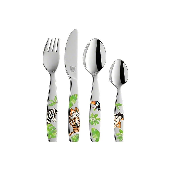 Posate per bambini Zwilling Twin Kids Jungle 4 pezzi, 4 pezzi Zwilling