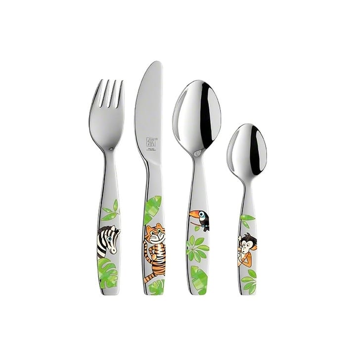 Posate per bambini Zwilling Twin Kids Jungle 4 pezzi - 4 pezzi - Zwilling