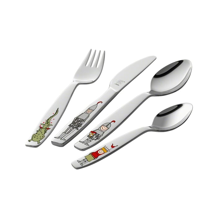 Posate per bambini Zwilling Twin Kids Knight 4 pezzi, 4 pezzi Zwilling