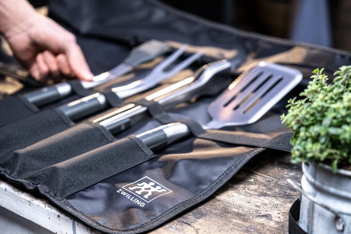 Set BBQ Zwilling 5 pezzi, Nero-acciaio inox Zwilling