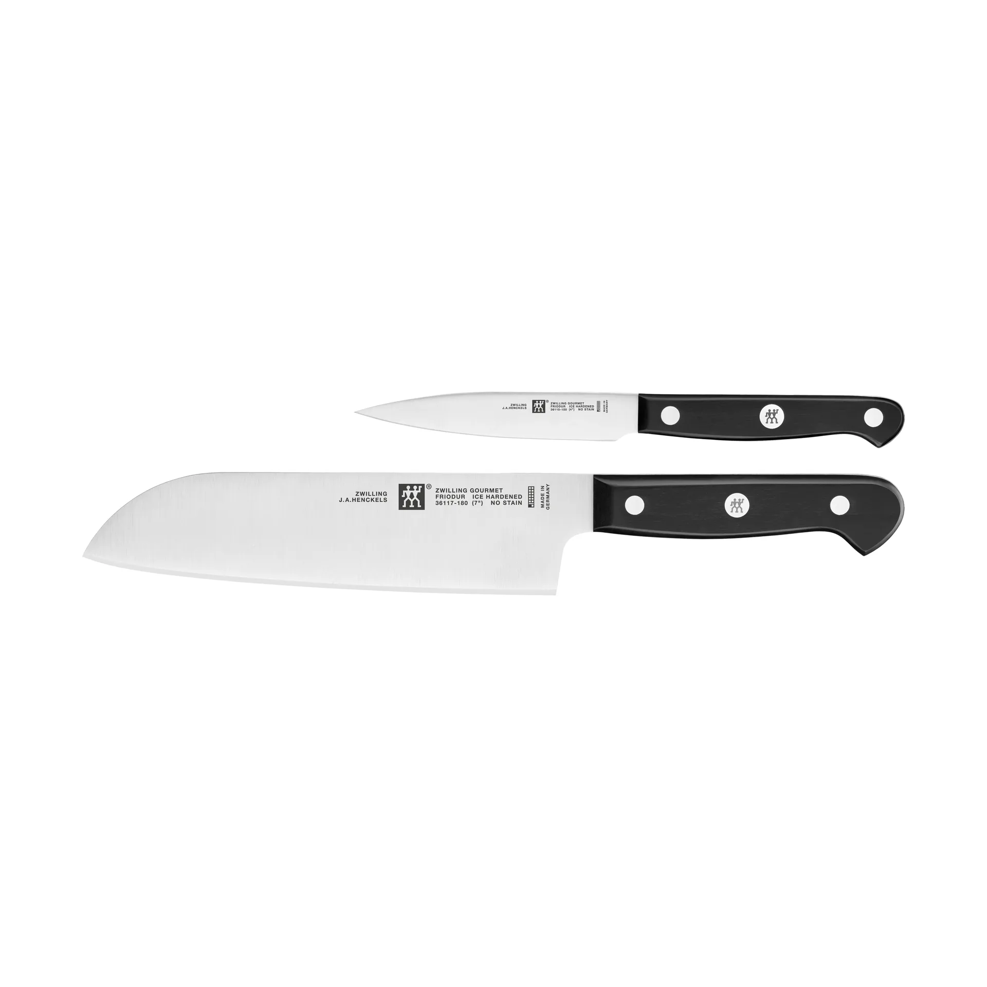 Set di coltelli 2 pezzi Zwilling Gourmet, Nero-acciaio inox Zwilling