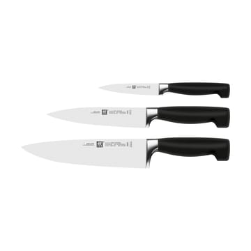 Set di coltelli 3 pezzi Zwilling Four star  - Nero-acciaio inox - Zwilling