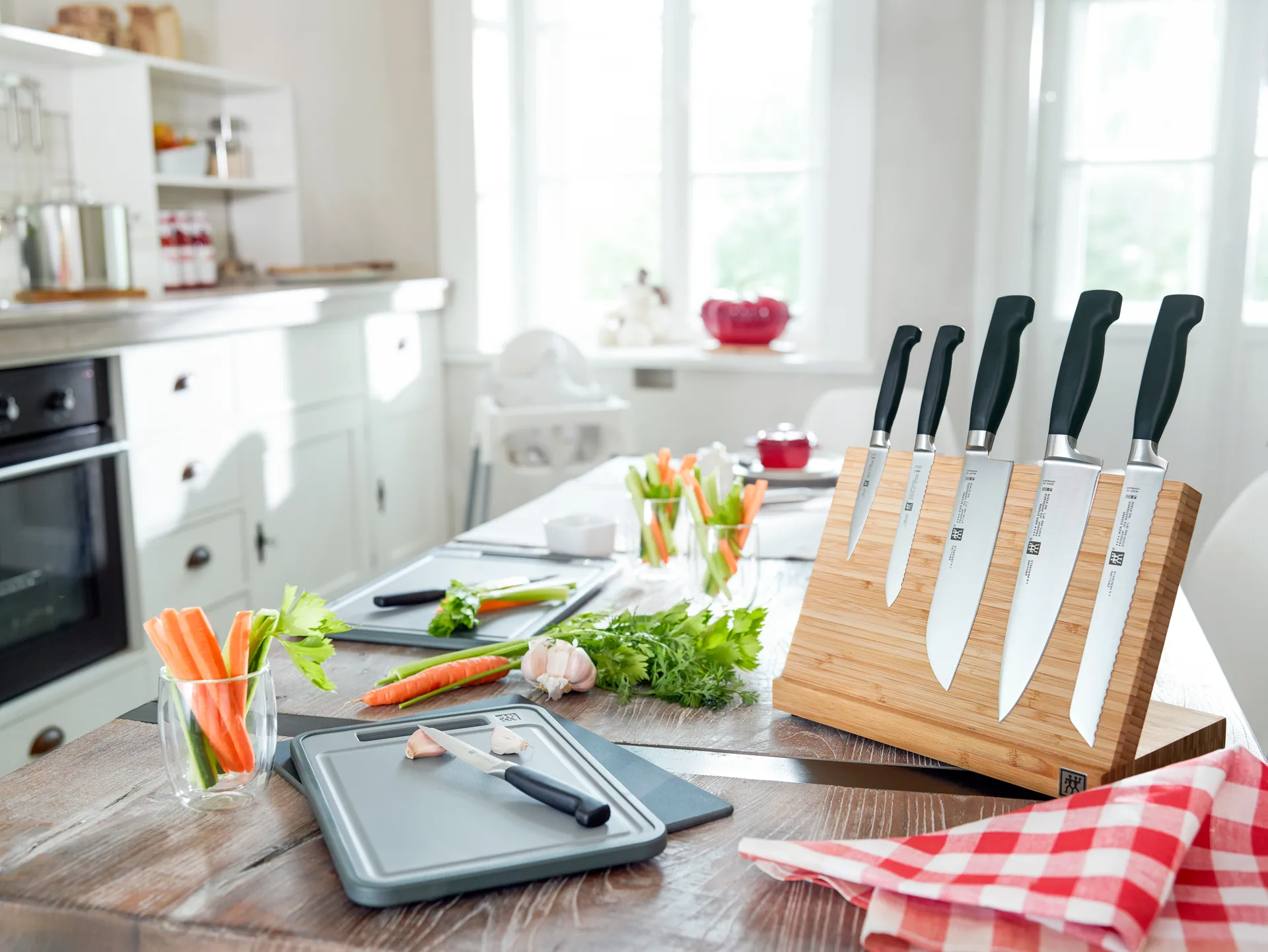 Set di coltelli 3 pezzi Zwilling Four star, Nero-acciaio inox Zwilling