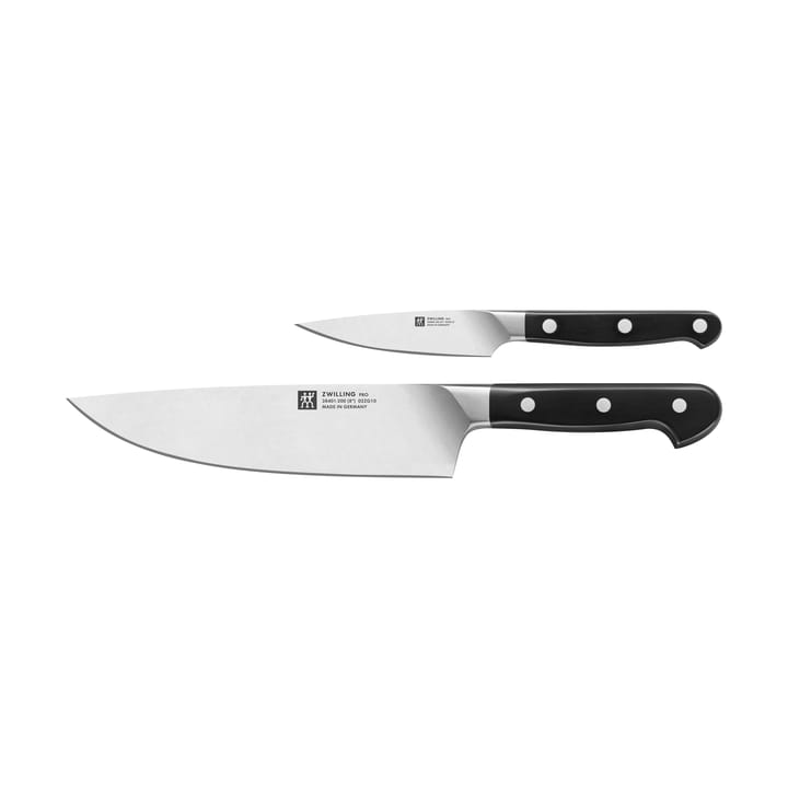 Set di coltelli Zwilling Pro 2 pezzi - Nero-acciaio inox - Zwilling