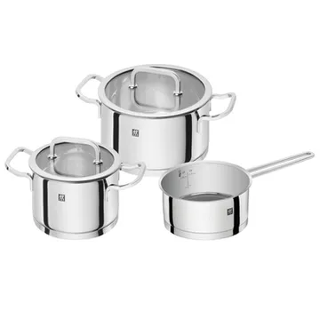 Set di pentole 5 pezzi Zwilling Moment S - acciaio inossidabile-nero - Zwilling