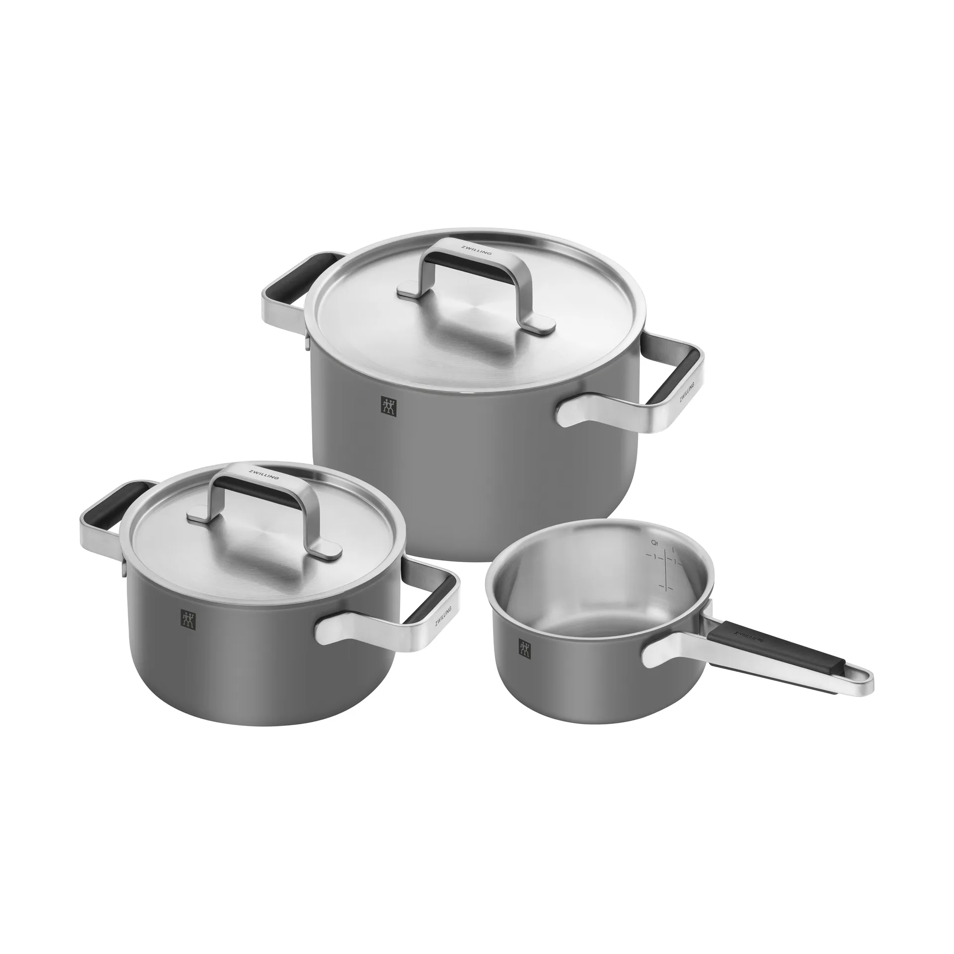 Set di pentole 5 pezzi Zwilling Pure, Grigio Zwilling