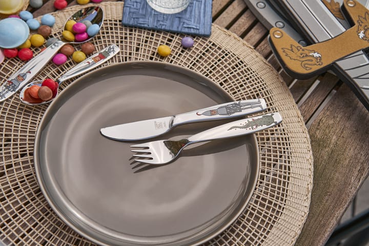 Set posate per bambini 4 pezzi Zwilling Twin kids , Eckbert cavaliere Zwilling