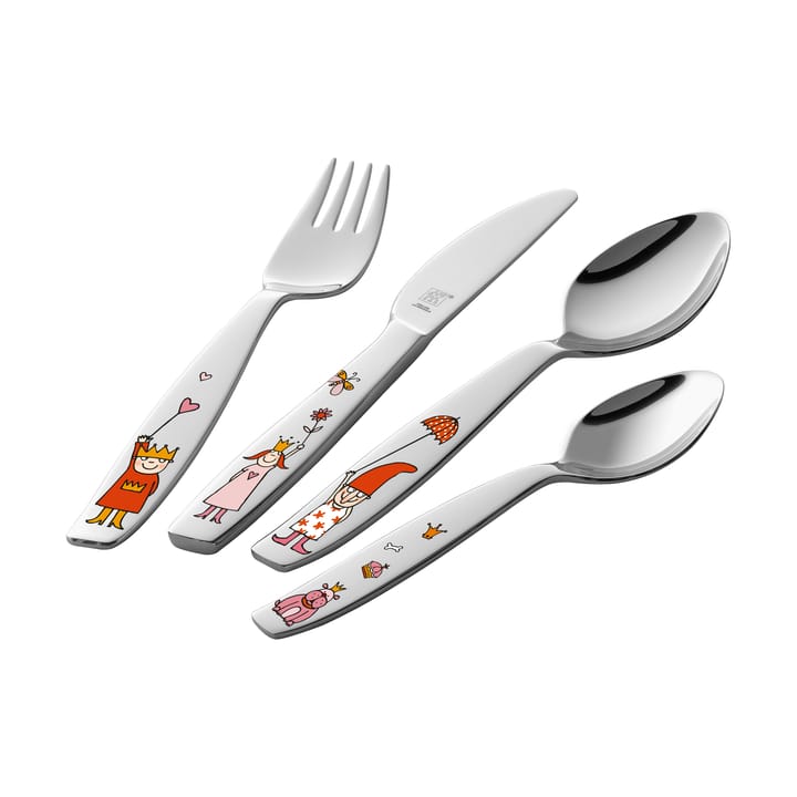 Set posate per bambini 4 pezzi Zwilling Twin kids  - Emelie principessa - Zwilling