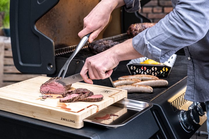Tagliere bambù vassoio di raccolta Zwilling BBQ+ , 39x30 cm Zwilling